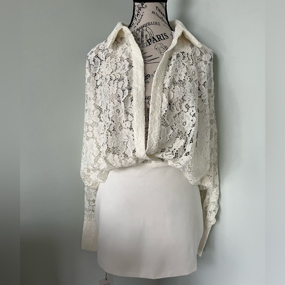 Revolve Bridal collection Lovers + Friends Lace Mini (still available online)
